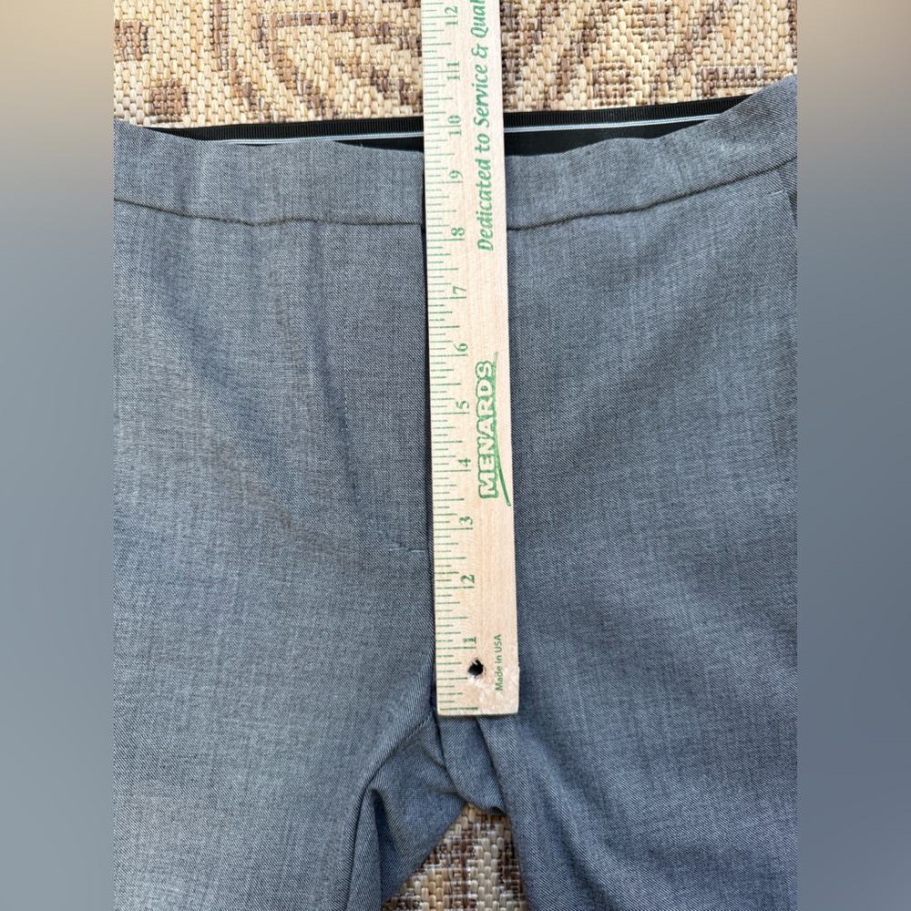 Zara Gray Plaid Trousers with Black and White Side Stripe - Picture 11 of 13